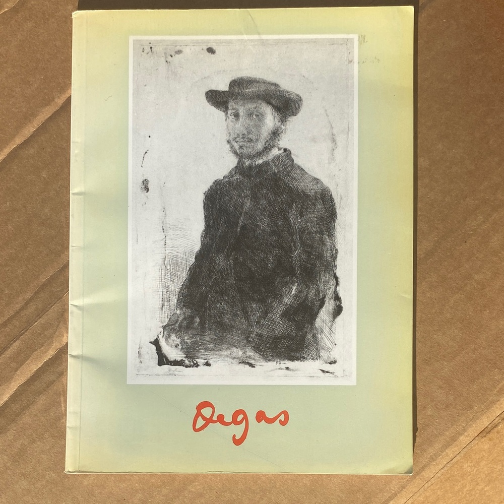Degas Art Book with Yellow Cover